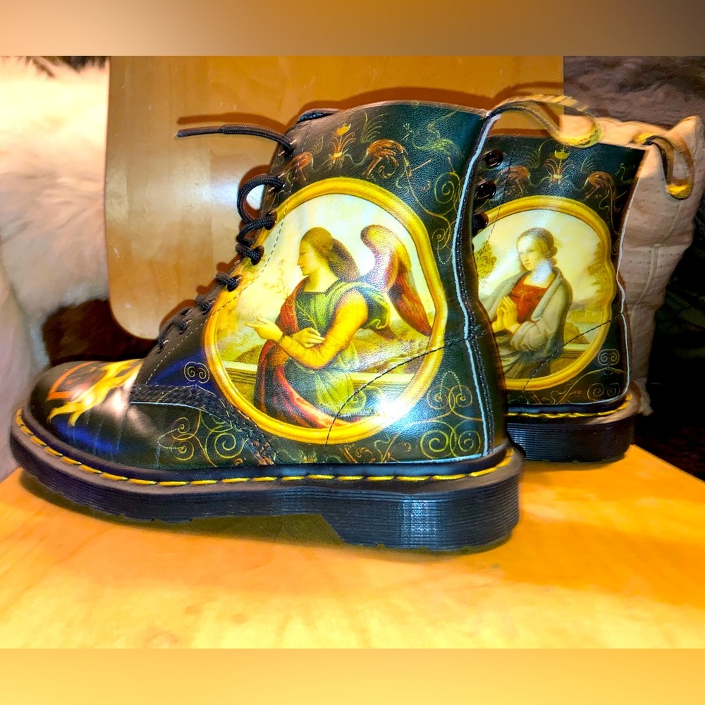 🩵 Never Worn Limited Edition Pascal Dr Martens 1460 Di Paolo - Picture 5 of 13
